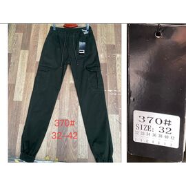 Джоґери чоловічі 370 black р.32-42 "God Baron" недорого оптом від прямого постачальника