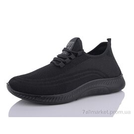 Фотография Кроссовки мужские модные Лето 921 black піна (8 пар р.40-45) "Pet" недорого оптом от прямого поставщика