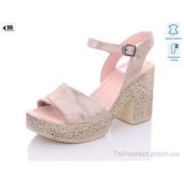 Босоніжки жіночі літні Літо 72-04 vizon (8 пар р.36-40) "SHERLOCK SOON" недорого оптом від прямого постачальника