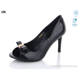 Фотография Босоножки женские летние Лето 116-01 black (8 пар р.36-40) "SHERLOCK SOON" недорого оптом от прямого поставщика