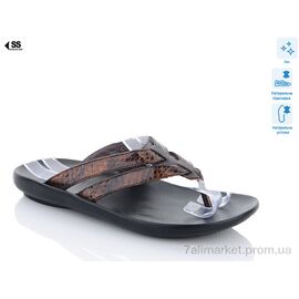 Шльопанці чоловічі пляжні Літо 21593 (8 пар р.40-45) "SHERLOCK SOON" недорого оптом від прямого постачальника