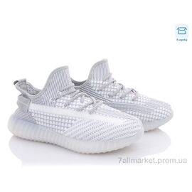 Кросівки жіночі модні Літо F802 -3 (8 пар р.40-45) "YZY" недорого оптом від прямого постачальника