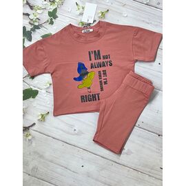 Фотография Костюм детский на девочку 143 brown р.98-116 "Marimaks" недорого оптом от прямого поставщика