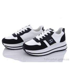 Фотография Кроссовки женские модные Весна/осень A2907-1 (8 пар р.36-41) "Ok Shoes" недорого оптом от прямого поставщика