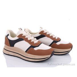 Фотография Кроссовки женские модные Весна/осень A2927-2 (8 пар р.36-41) "Ok Shoes" недорого оптом от прямого поставщика