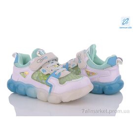 Фотография Кроссовки детские модные Весна/осень FB381-6 LED (8 пар р.27-32) "Ok Shoes" недорого оптом от прямого поставщика