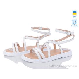 Босоніжки жіночі літні Літо 1449 білий (6 пар р.36-41) "V.Arimany" недорого оптом від прямого постачальника