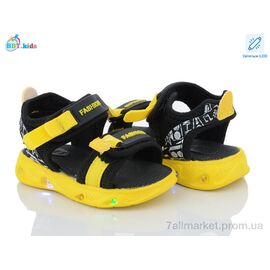 Фотография Сандалии детские летние Лето L130-1-3 LED (8 пар р.21-26) "BBT" недорого оптом от прямого поставщика