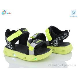 Сандалії дитячі літні Літо L130-2-2 LED (8 пар р.26-31) "BBT" недорого оптом від прямого постачальника