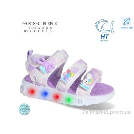 Босоніжки дитячі літні Літо F-0818-C LED (8 пар р.22-27) "TOM.M" недорого оптом від прямого постачальника