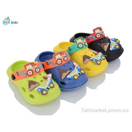 Фотография Кроксы детские летние Лето A9105-1 mix (24 пар р.20-24) "BBT" недорого оптом от прямого поставщика