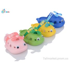 Фотография Кроксы детские летние Лето A9107-1 mix (24 пар р.20-25) "BBT" недорого оптом от прямого поставщика