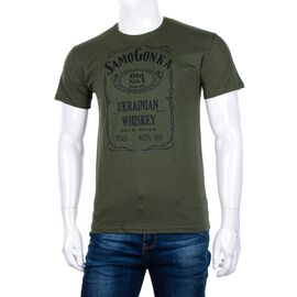 Фотография Футболка мужская 2818 khaki р.48-56 "Алия" недорого оптом от прямого поставщика