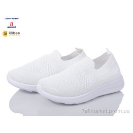 Сліпони дитячі без шнурків Літо Z515 white (6 пар р.26-31) "Clibee-Doremi" недорого оптом від прямого постачальника