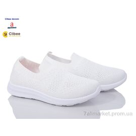 Сліпони дитячі без шнурків Літо Z516 white (6 пар р.32-37) "Clibee-Doremi" недорого оптом від прямого постачальника