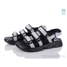 Сандалії чоловічі літні Літо 3570-701-2 (8 пар р.40-45) "Мир" недорого оптом від прямого постачальника