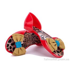 Босоніжки жіночі літні  455 red (12 пар р.36-41) "Zoom" недорого оптом від прямого постачальника