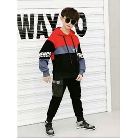 Костюм дитячий спортивний на хлопчика 21001 black р.134-158 "Gold Kids" недорого оптом від прямого постачальника