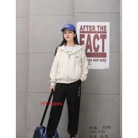 Костюм дитячий спортивний на дівчинку 3339 white р.130-170 "Gold Kids" недорого оптом від прямого постачальника