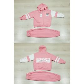 Костюм дитячий спортивний на дівчинку 3387 pink р.130-170 "Gold Kids" недорого оптом від прямого постачальника