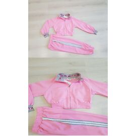 Костюм дитячий спортивний на дівчинку 3646 pink р.120-160 "Gold Kids" недорого оптом від прямого постачальника