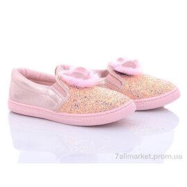 Фотография Слипоны детские без шнурков Весна/осень CC0137C-3 pink (6 пар р.31-36) "Clibee-Caleton" недорого оптом от прямого поставщика
