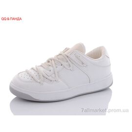 Кросівки жіночі модні Весна/осінь BK75 white (8 пар р.36-41) "QQ&Панда" недорого оптом від прямого постачальника