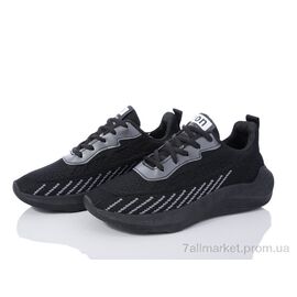 Кросівки жіночі модні Весна/осінь 176-39 black (8 пар р.36-41) "Violeta" недорого оптом від прямого постачальника