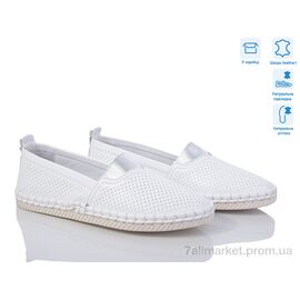 Туфлі жіночі стильні Весна/осінь 9-7 white (8 пар р.36-40) "Mona Lisa" недорого оптом від прямого постачальника