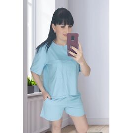 Костюм жіночий 041-1 l.blue р.42-50 "VALENTINA" недорого оптом від прямого постачальника