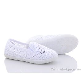 Фотография Балетки детские на девочку Лето CB-S110-9 white (6 пар р.24-29) "Clibee-Caleton" недорого оптом от прямого поставщика