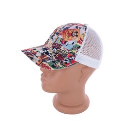 Фотография Кепка детская летняя унисекс 123-20 white р.50-54 "Mabi" недорого оптом от прямого поставщика