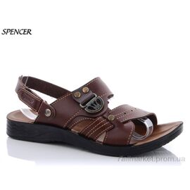 Сандалії чоловічі літні Літо 752 коричневый (6 пар р.41-45) "Spencer" недорого оптом від прямого постачальника