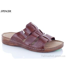 Шльопанці чоловічі пляжні Літо LEXUS 03 коричневый (6 пар р.40-44) "Spencer" недорого оптом від прямого постачальника