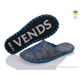 Тапки чоловічі домашні Весна/осінь 317M сірий (9 пар р.40-45) "Active" недорого оптом від прямого постачальника