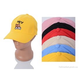 Кепка дитяча Літо BN007 mix (5 шт. р.сітка53-55) "KUINH" недорого оптом від прямого постачальника