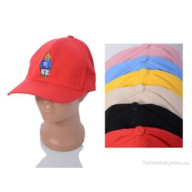 Кепка дитяча Літо BN009 mix (5 шт. р.сітка53-55) "KUINH" недорого оптом від прямого постачальника