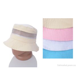 Панама жіноча Літо BN015 mix (5 шт. р.сітка57-59) "KUINH" недорого оптом від прямого постачальника