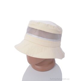 Панама жіноча Літо BN015-1 beige (5 шт. р.сітка57-59) "KUINH" недорого оптом від прямого постачальника