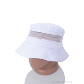 Панама жіноча Літо BN015-3 white (5 шт. р.сітка57-59) "KUINH" недорого оптом від прямого постачальника
