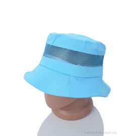 Панама жіноча Літо BN015-4 l.blue (5 шт. р.сітка57-59) "KUINH" недорого оптом від прямого постачальника