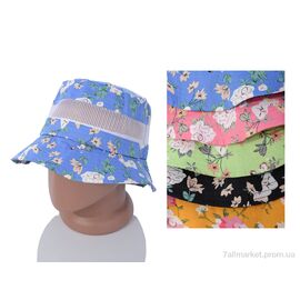 Панама жіноча Літо BN016 mix (5 шт. р.сітка57-59) "KUINH" недорого оптом від прямого постачальника