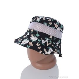 Панама жіноча Літо BN016-4 black (5 шт. р.сітка57-59) "KUINH" недорого оптом від прямого постачальника