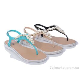 Босоніжки жіночі літні Літо W8-1-2-5B mix (30 пар р.37-41) "Xifa" недорого оптом від прямого постачальника