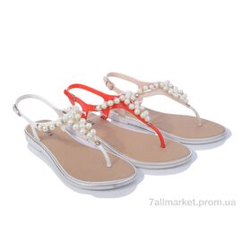 Босоніжки жіночі літні Літо W8-1-2-5A mix (30 пар р.37-41) "Xifa" недорого оптом від прямого постачальника