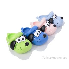 Фотография Кроксы детские летние Лето 373 mix (12 пар р.24-29) "Deshman" недорого оптом от прямого поставщика