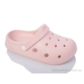 Крокси жіночі літні Літо 8828 pink (12 пар р.36-41) "YZY" недорого оптом від прямого постачальника