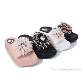 Фотография Шлепки женские облегченные Лето 101-1-2-3-4 mix (32 пар р.36-41) "Xifa" недорого оптом от прямого поставщика