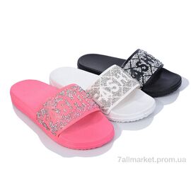 Шльопанці жіночі полегшені Літо 108-1-2-3 mix (24 пар р.36-41) "Xifa" недорого оптом від прямого постачальника