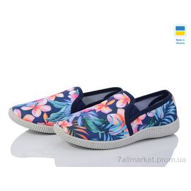 Сліпони жіночі тканинні Весна/осінь Prime 20-142 квіти (8 пар р.36-41) "Prime-Opt" недорого оптом від прямого постачальника